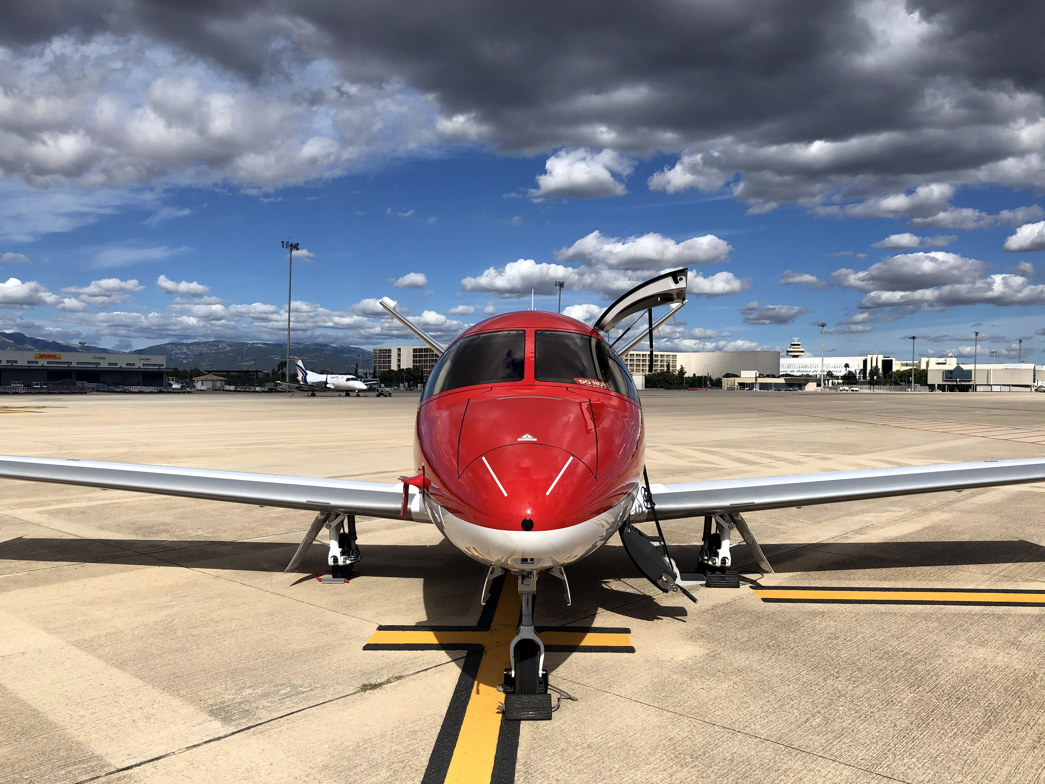 Front view of the Cirrus Vision Jet SF50 G2